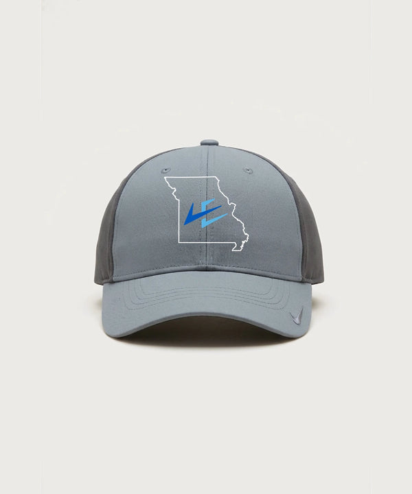 Leading Edge Missouri Team Store - Cool Grey/ Dark Grey Nike Dri-FIT Legacy Cap NKFB6447