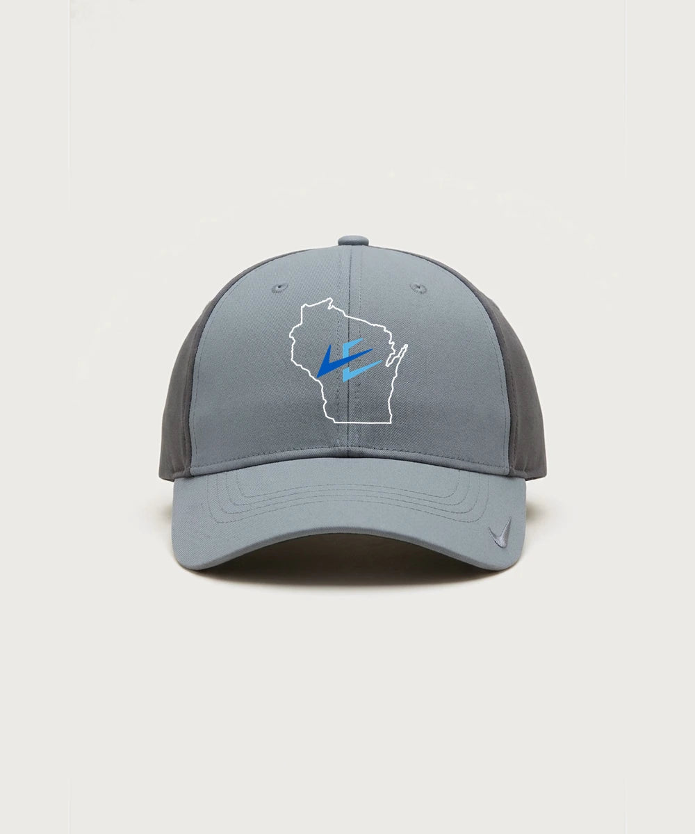 Leading Edge Wisconsin Team Store - Cool Grey/ Dark Grey Nike Dri-FIT Legacy Cap NKFB6447