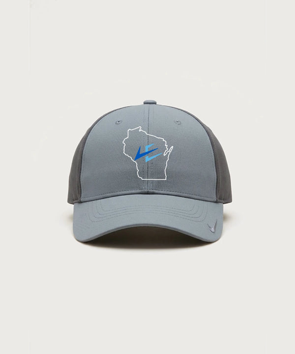 Leading Edge Wisconsin Team Store - Cool Grey/ Dark Grey Nike Dri-FIT Legacy Cap NKFB6447