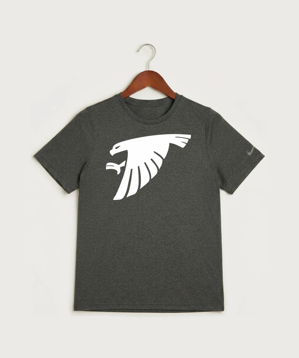 Sauk Valley Community College Basketball Team Store - Dark Smoke Heather Nike Youth Swoosh Sleeve rLegend Tee NKDX8787