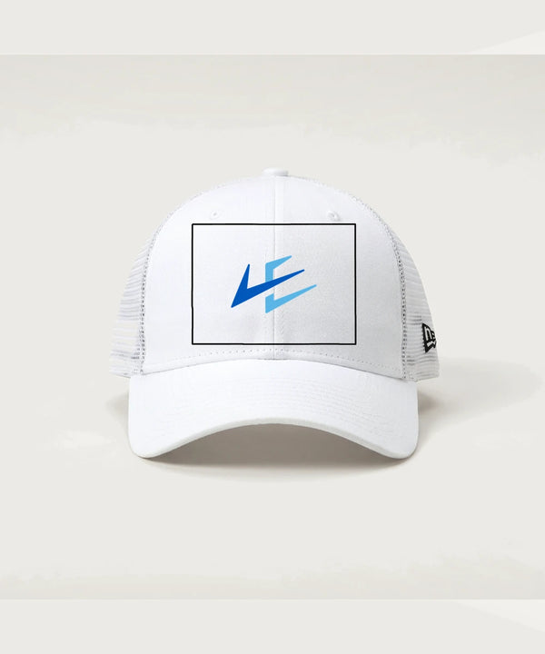 Leading Edge Colorado Team Store - Flag White/ White New Era - Stretch Mesh Cap. NE1020