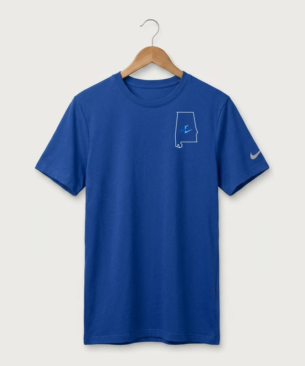 Leading Edge Alabama Team Store - Game Royal Nike Swoosh Sleeve rLegend Tee NKDX8730