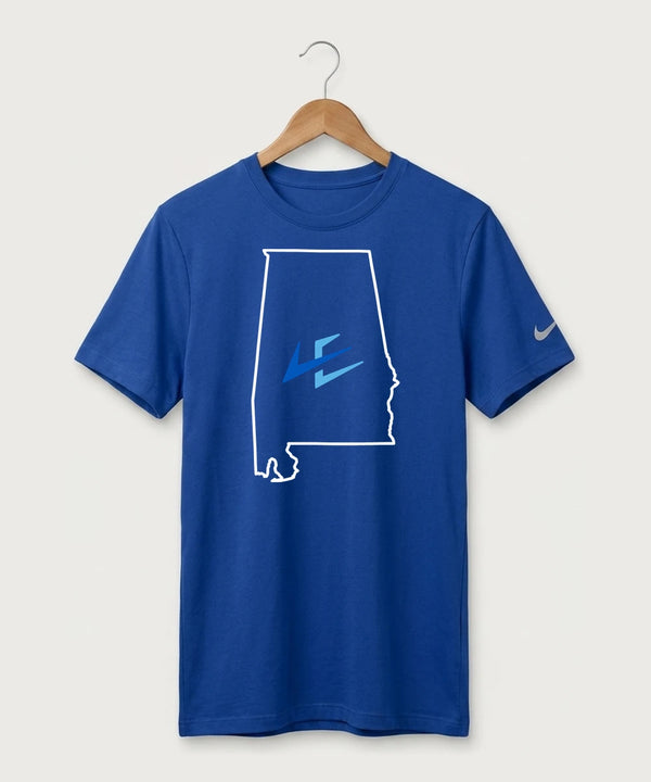 Leading Edge Alabama Team Store - Game Royal Nike Swoosh Sleeve rLegend Tee NKDX8730