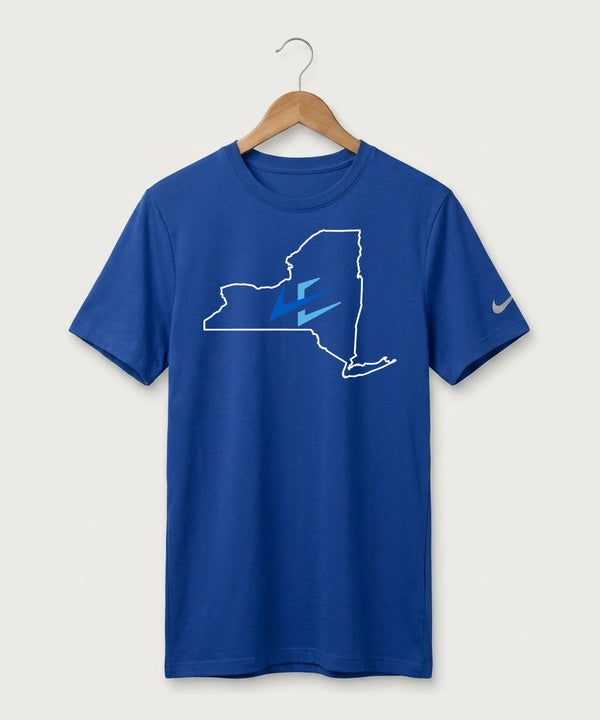 Leading Edge New York Team Store - Game Royal Nike Swoosh Sleeve rLegend Tee NKDX8730