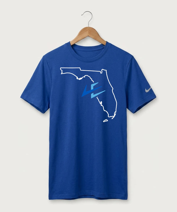 Leading Edge Florida Team Store - Game Royal Nike Swoosh Sleeve rLegend Tee NKDX8730