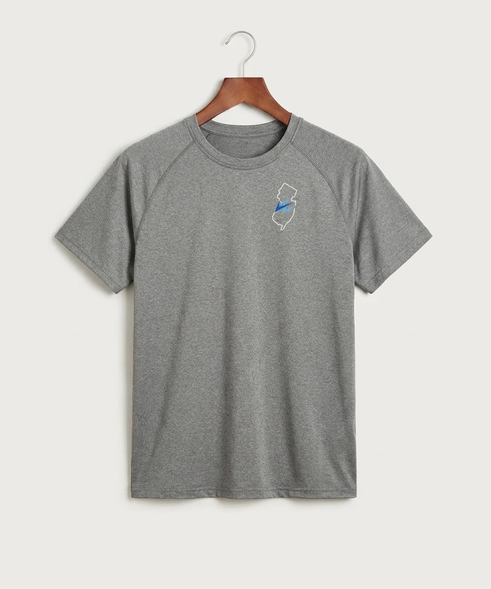 Leading Edge New Jersey Team Store - Gray Tee - Left Chest