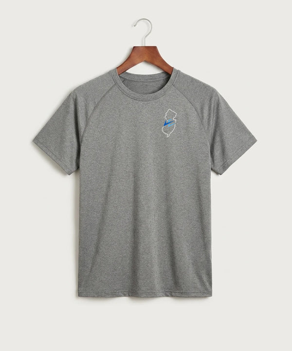 Leading Edge New Jersey Team Store - Gray Tee - Left Chest