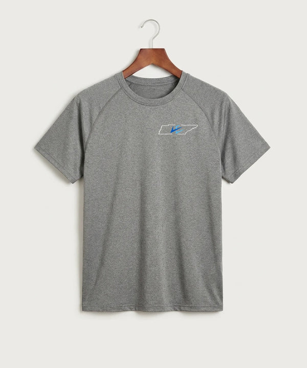 Leading Edge Tennessee Team Store - Gray Tee - Left Chest