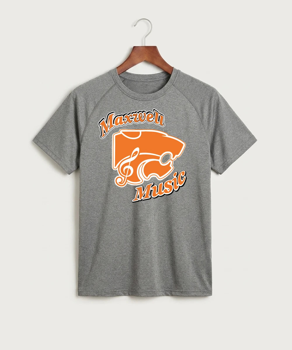 Maxwell High School Music (Instrumental) Team Store - Gray Tee