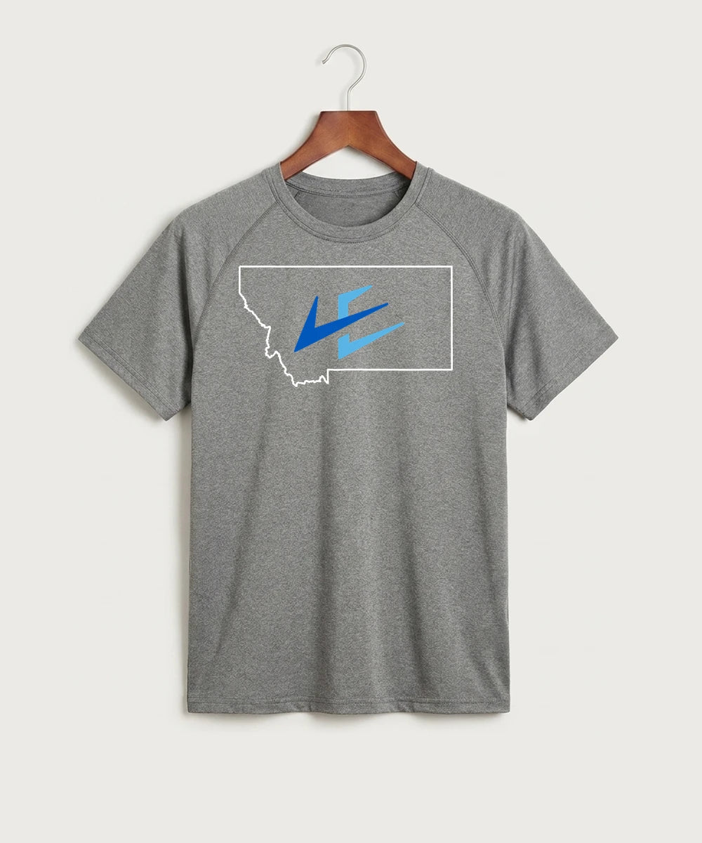 Leading Edge Montana Team Store - Gray Tee