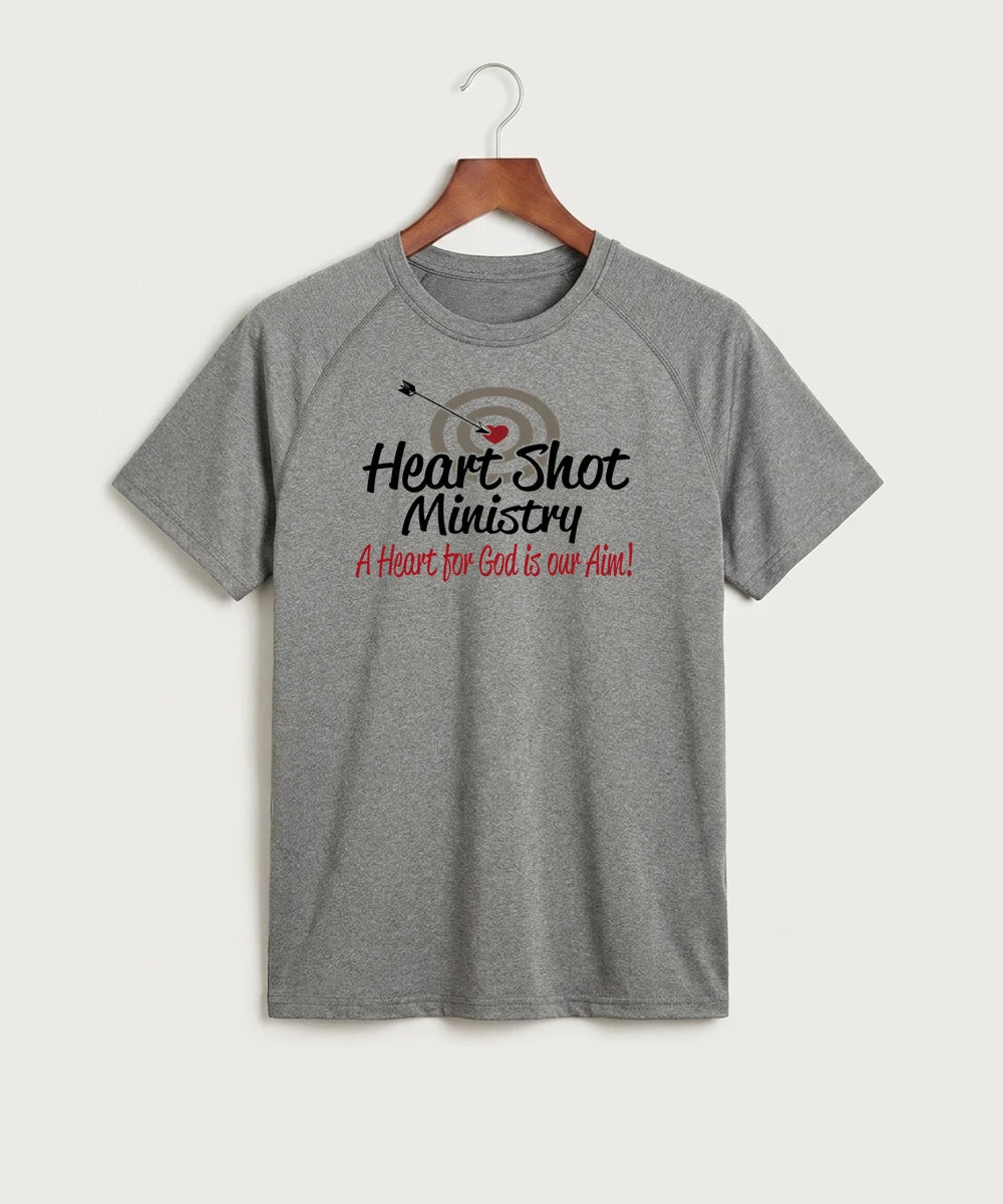 Heart Shot Ministry Archery Team Store - Gray Tee