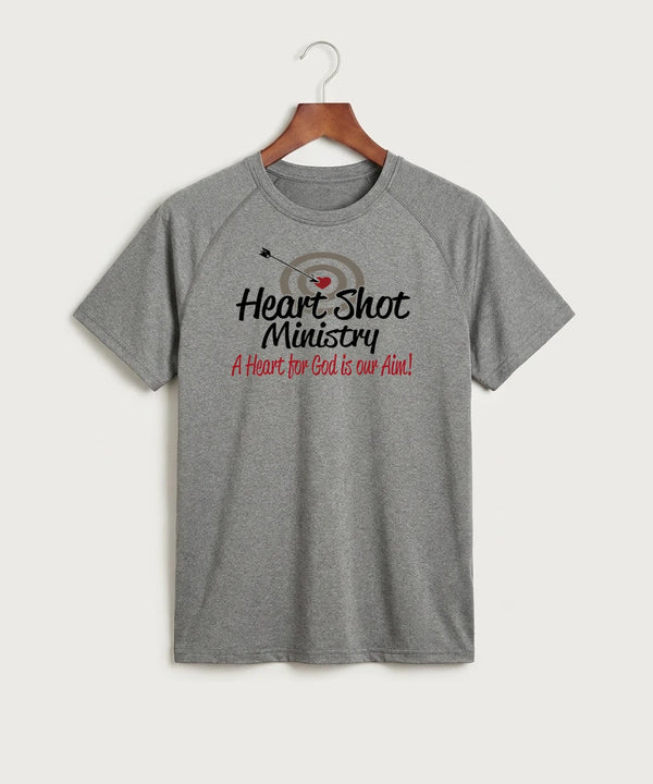 Heart Shot Ministry Archery Team Store - Gray Tee