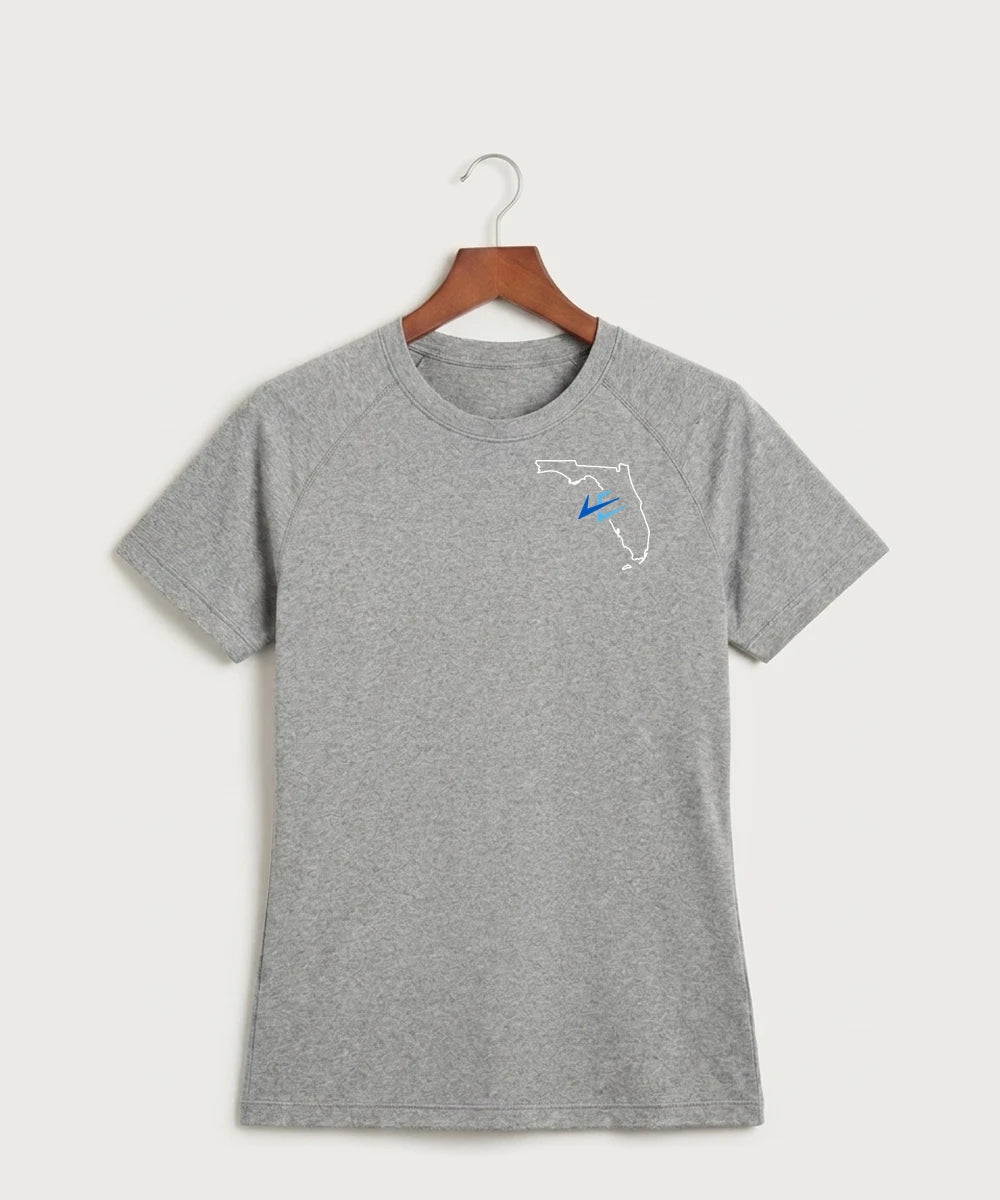 Leading Edge Florida Team Store - Gray Tee - Left Chest