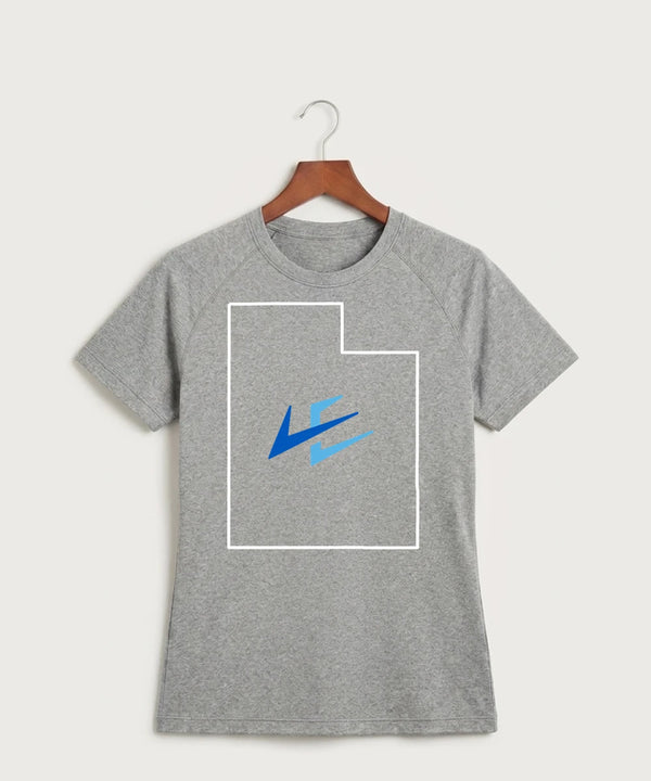 Leading Edge Utah Team Store - Gray Tee