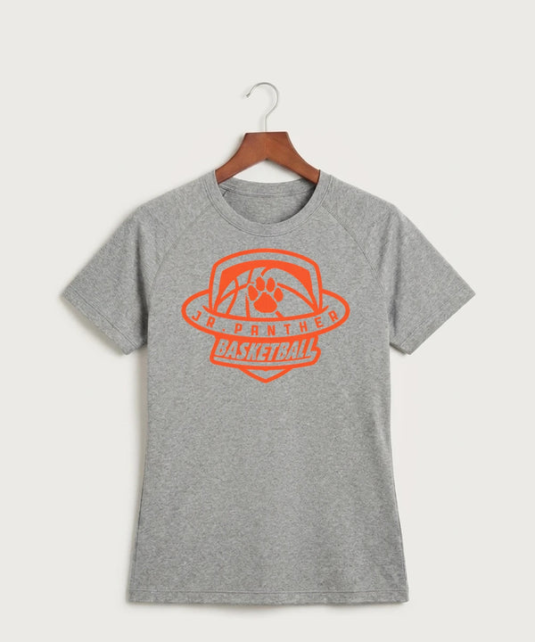 Jr Panther Basketball - Gray Tee