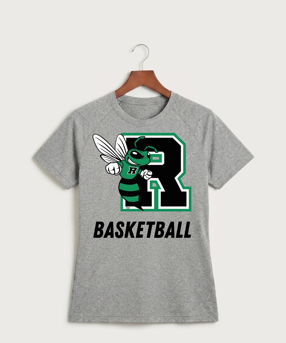 2026 Roswell High School Boys & Girls Basketball Team Store - Gray Tee