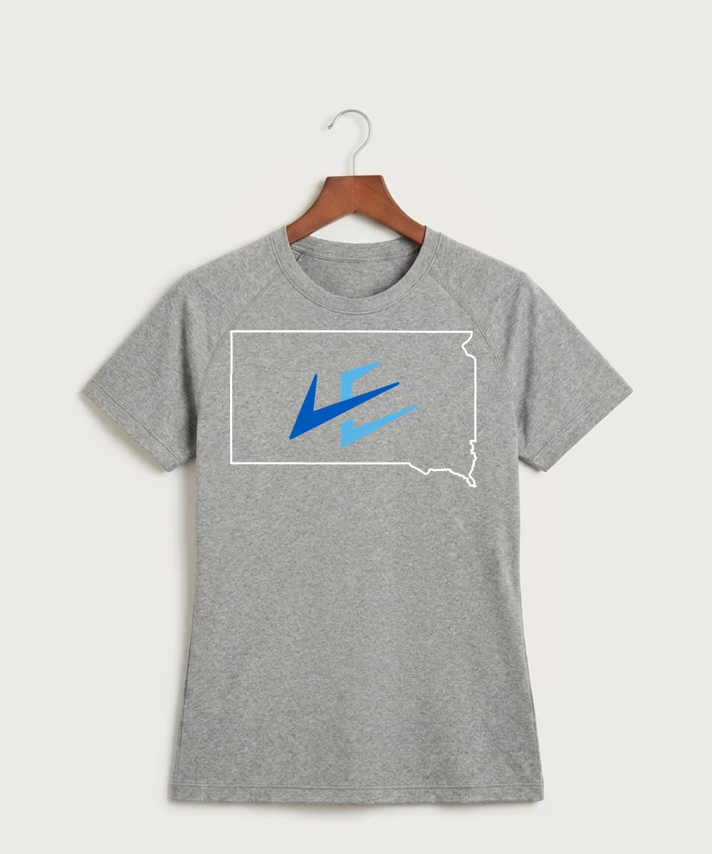 Leading Edge South Dakota Team Store - Gray Tee