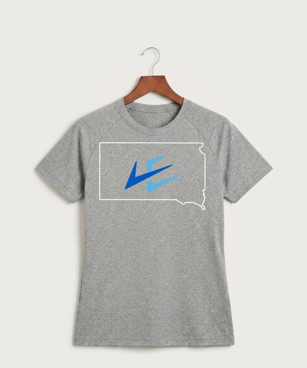 Leading Edge South Dakota Team Store - Gray Tee