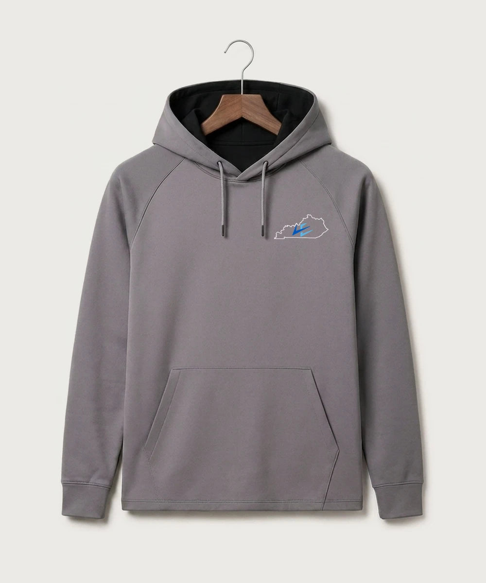 Leading Edge Kentucky Team Store - Gray Hoodie - Left Chest