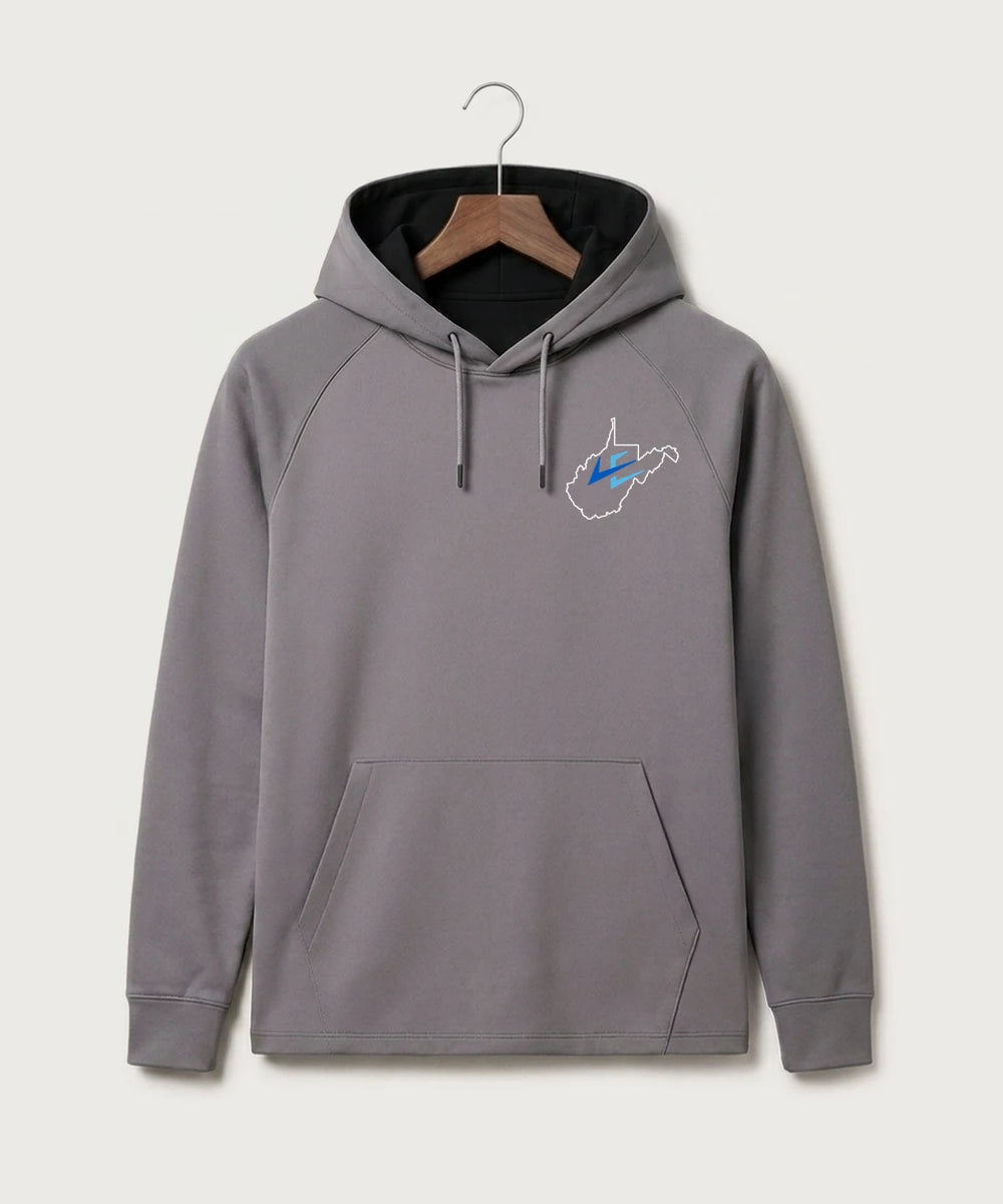 Leading Edge West Virginia Team Store - Gray Hoodie - Left Chest