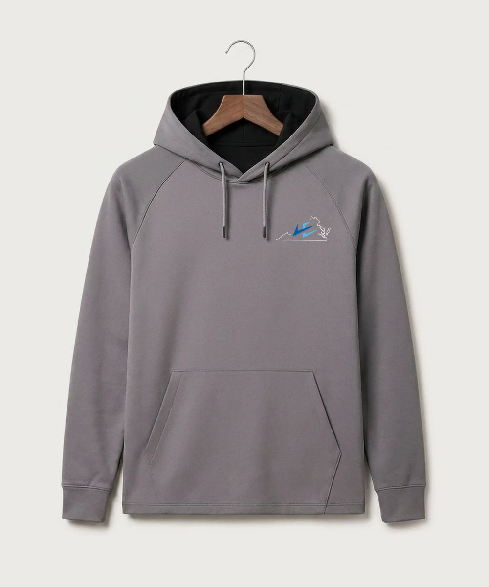 Leading Edge Virginia Team Store - Gray Hoodie - Left Chest