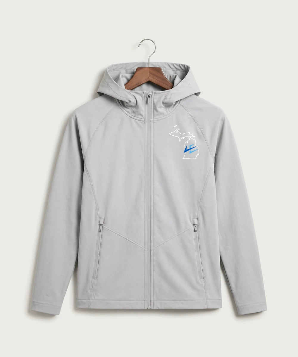 Leading Edge Michigan Team Store - Gray Jacket - Left Chest