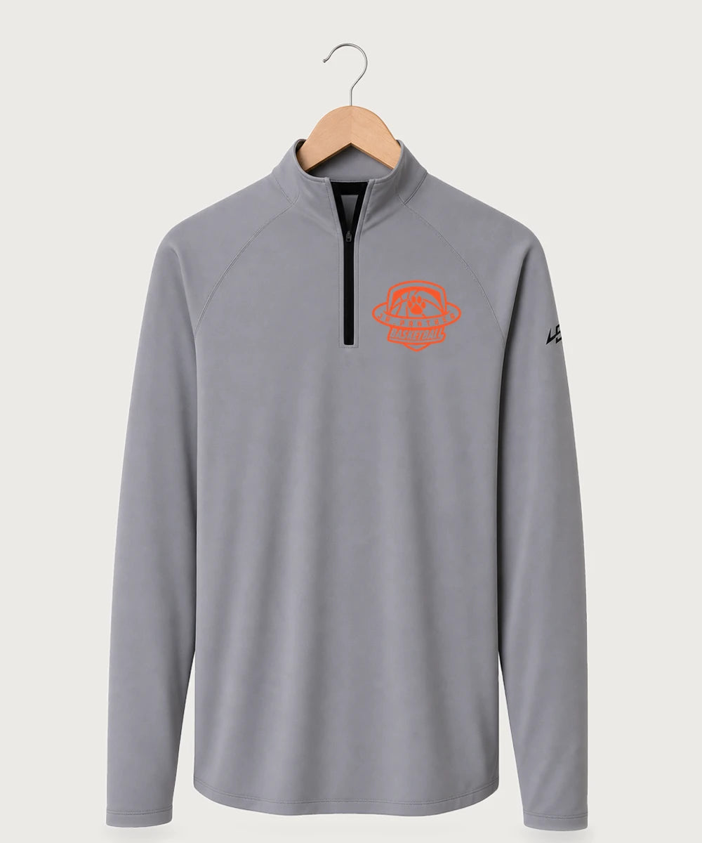 Jr Panther Basketball - Gray Quarter Zip