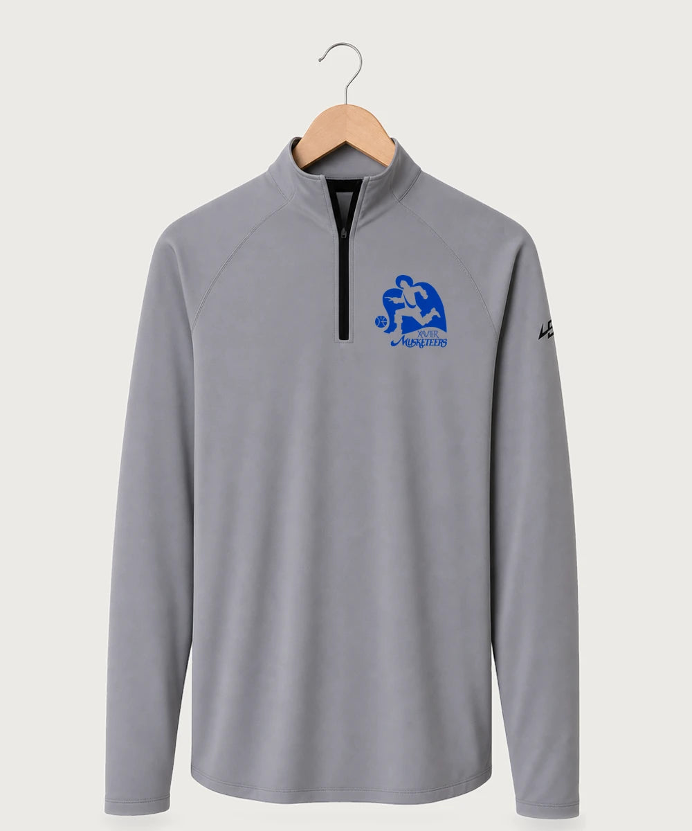 GhostFit Team Store E2E 1790034338 - Gray Quarter Zip