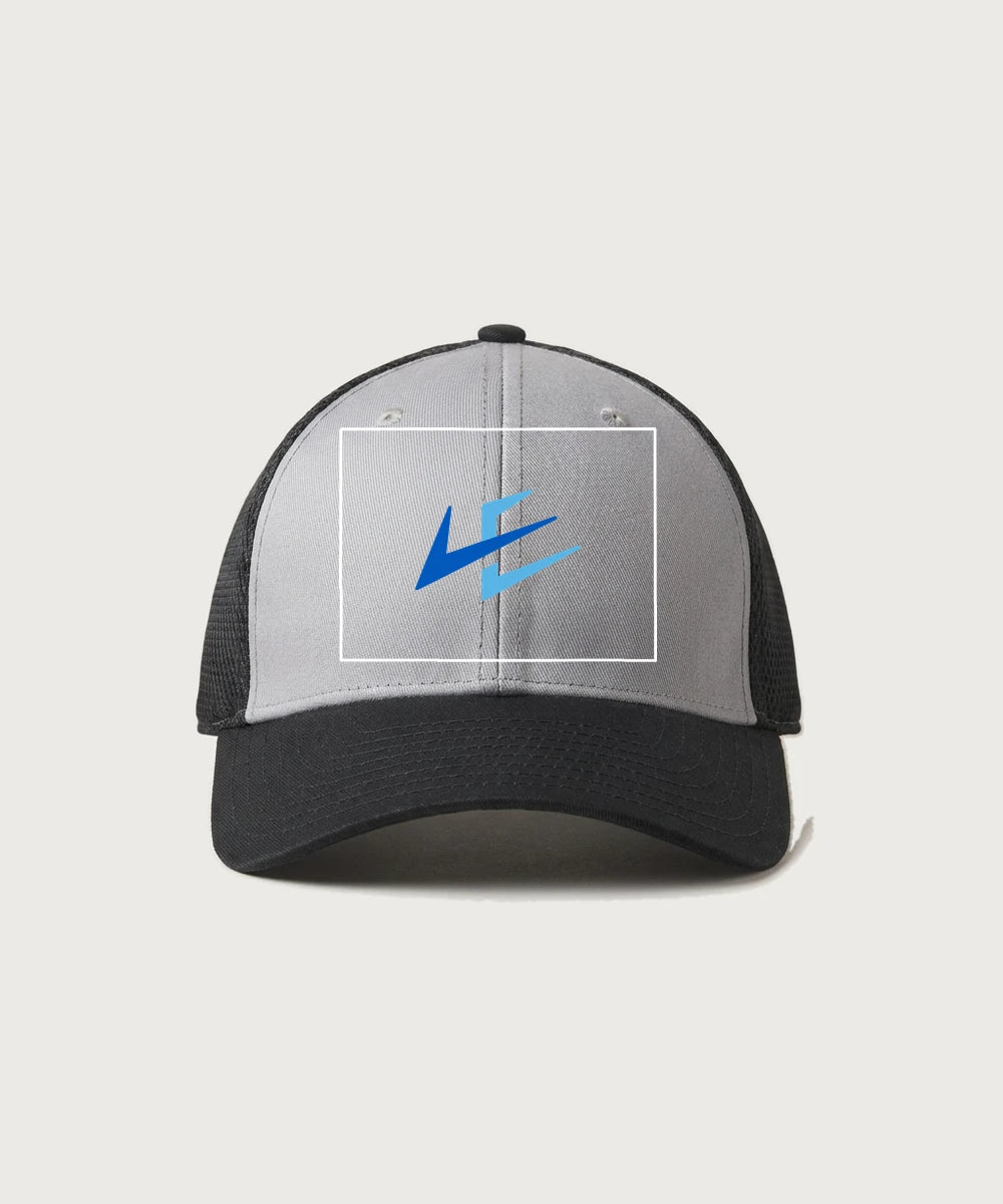 Leading Edge Colorado Team Store - Grey/ Black New Era - Stretch Mesh Cap. NE1020