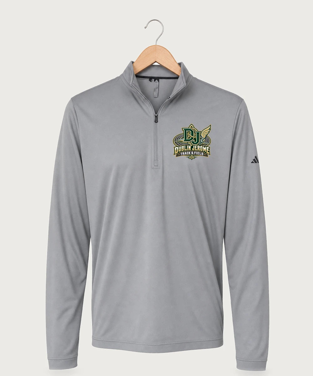 Dublin Jerome Track & Field Team Store - Grey Three Men's Ultimate365 Lightweight Quarter-Zip Pullover