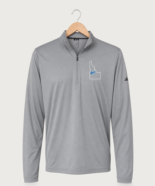 Leading Edge Idaho Team Store - Grey Three Men's Ultimate365 Lightweight Quarter-Zip Pullover