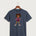 Independence High School Cheer Team - Heather Navy Port & Co Core Cotton Tee. PC54