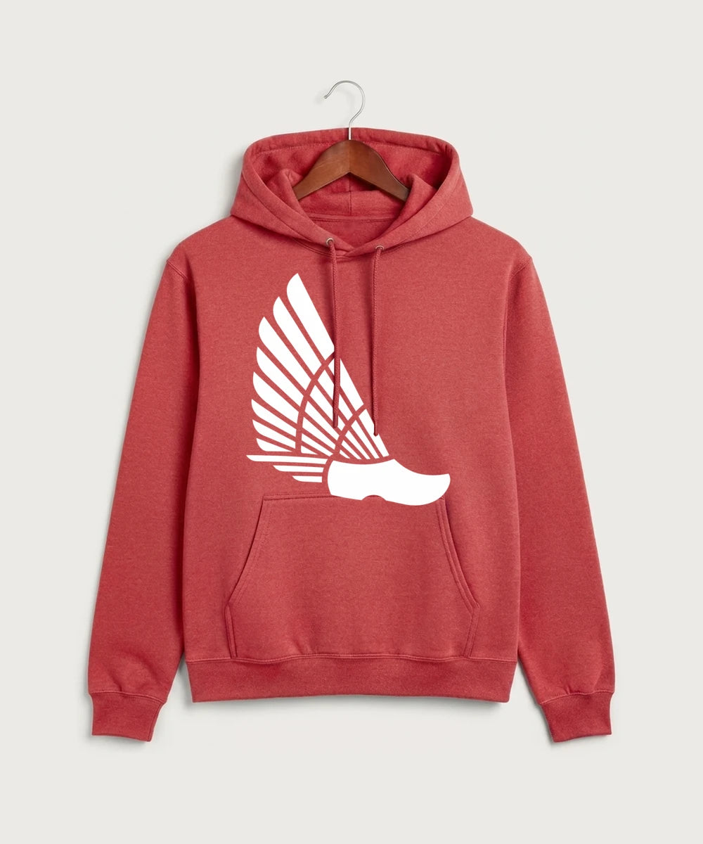 Edgerton High School Band Team Store - Heather Red Port & Co Core Fleece Pullover Hooded Sweatshirt. PC78H