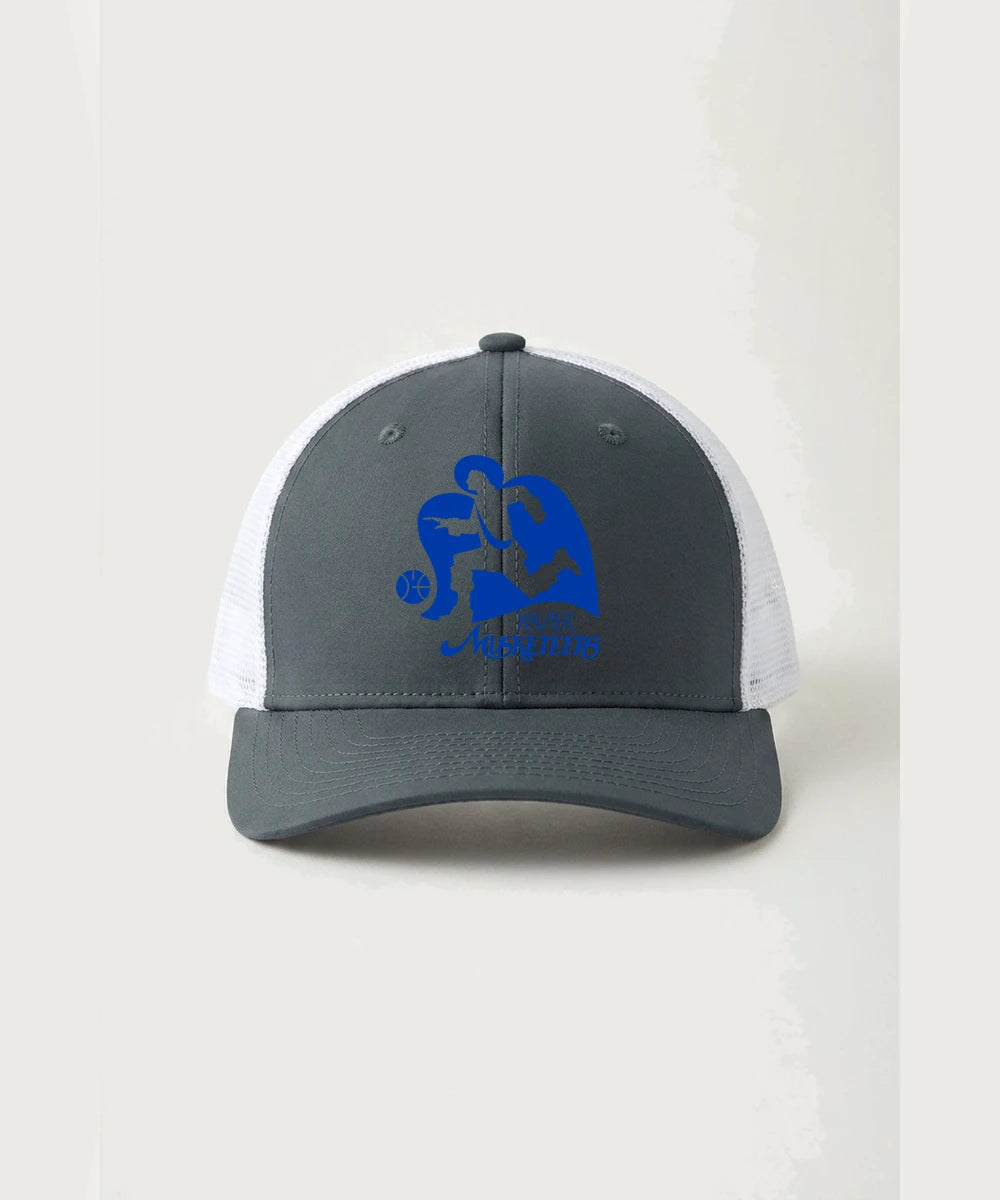 GhostFit Team Store E2E 1790034338 - Iron Grey/ White Sport-Tek Club Trucker Cap STC46