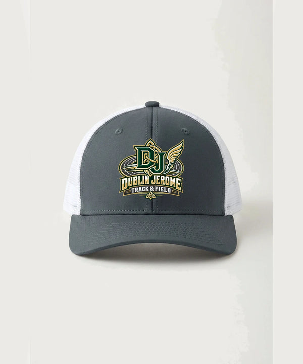 Dublin Jerome Track & Field Team Store - Iron Grey/ White Sport-Tek Club Trucker Cap STC46