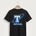 Papillion La Vista South Titan Softball Team Store - Jet Black Port & Co Core Cotton Tee. PC54