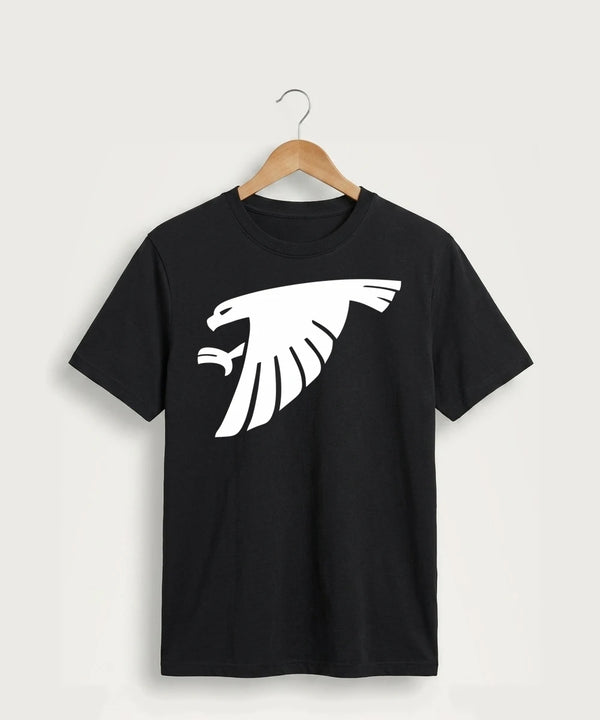 Sauk Valley Community College Basketball Team Store - Jet Black Port & Co Core Cotton Tee. PC54