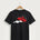 Fulton High School Football (Boys) - Jet Black Port & Co Core Cotton Tee. PC54