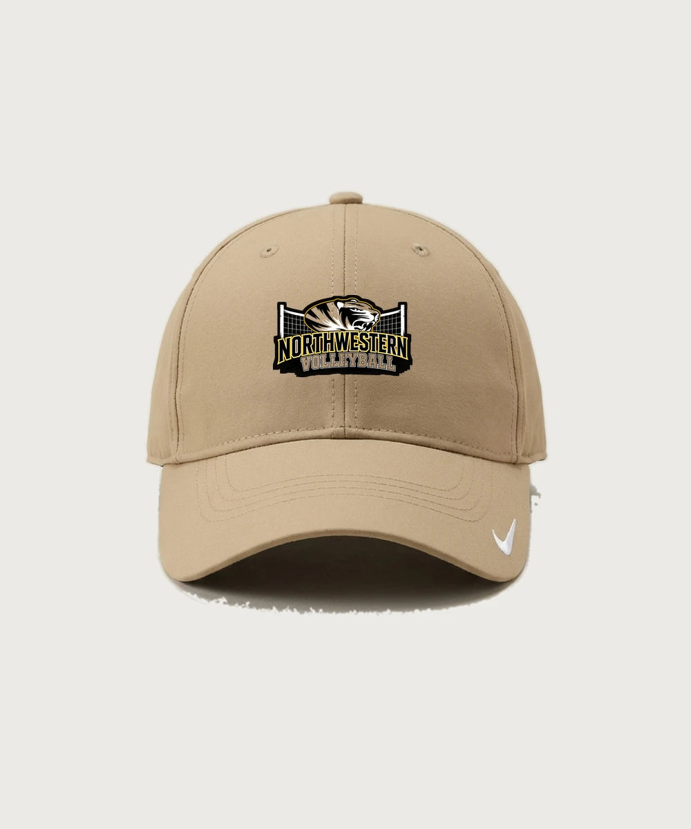 Northwestern Volleyball - Khaki Nike Dri-FIT Legacy Cap NKFB6447