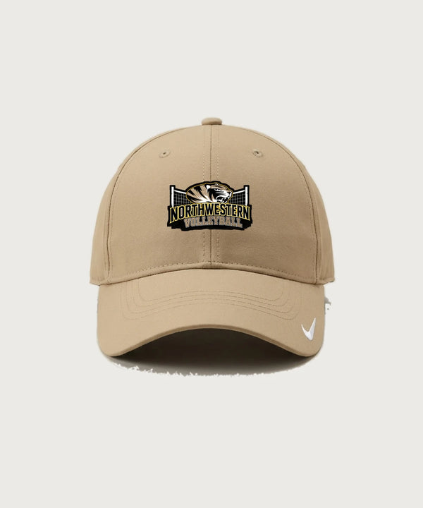 Northwestern Volleyball - Khaki Nike Dri-FIT Legacy Cap NKFB6447