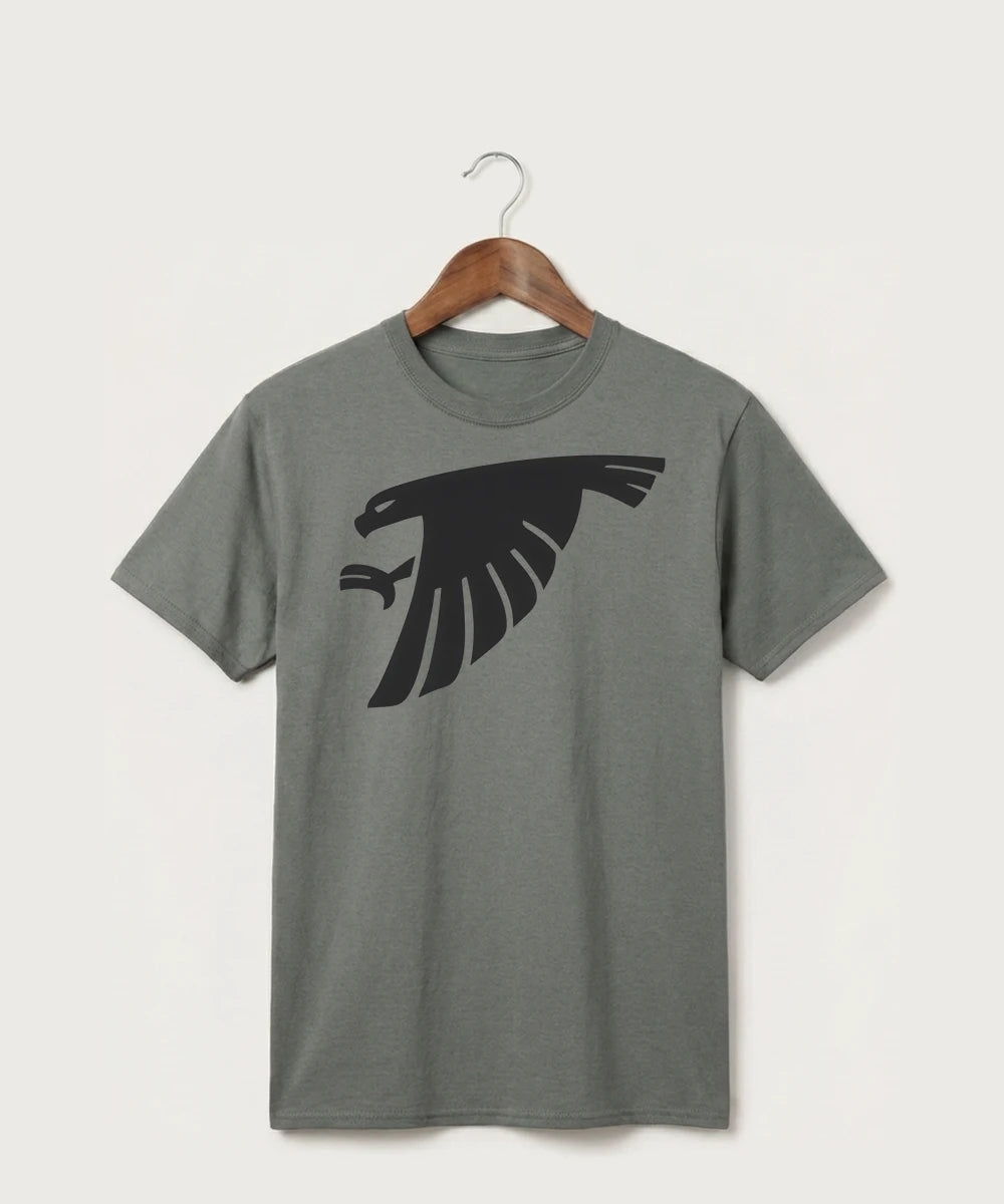 Sauk Valley Community College Basketball Team Store - Medium Grey Port & Co Core Cotton Tee. PC54