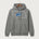 Leading Edge Nebraska Team Store - Medium Grey Port & Co Core Fleece Pullover Hooded Sweatshirt. PC78H
