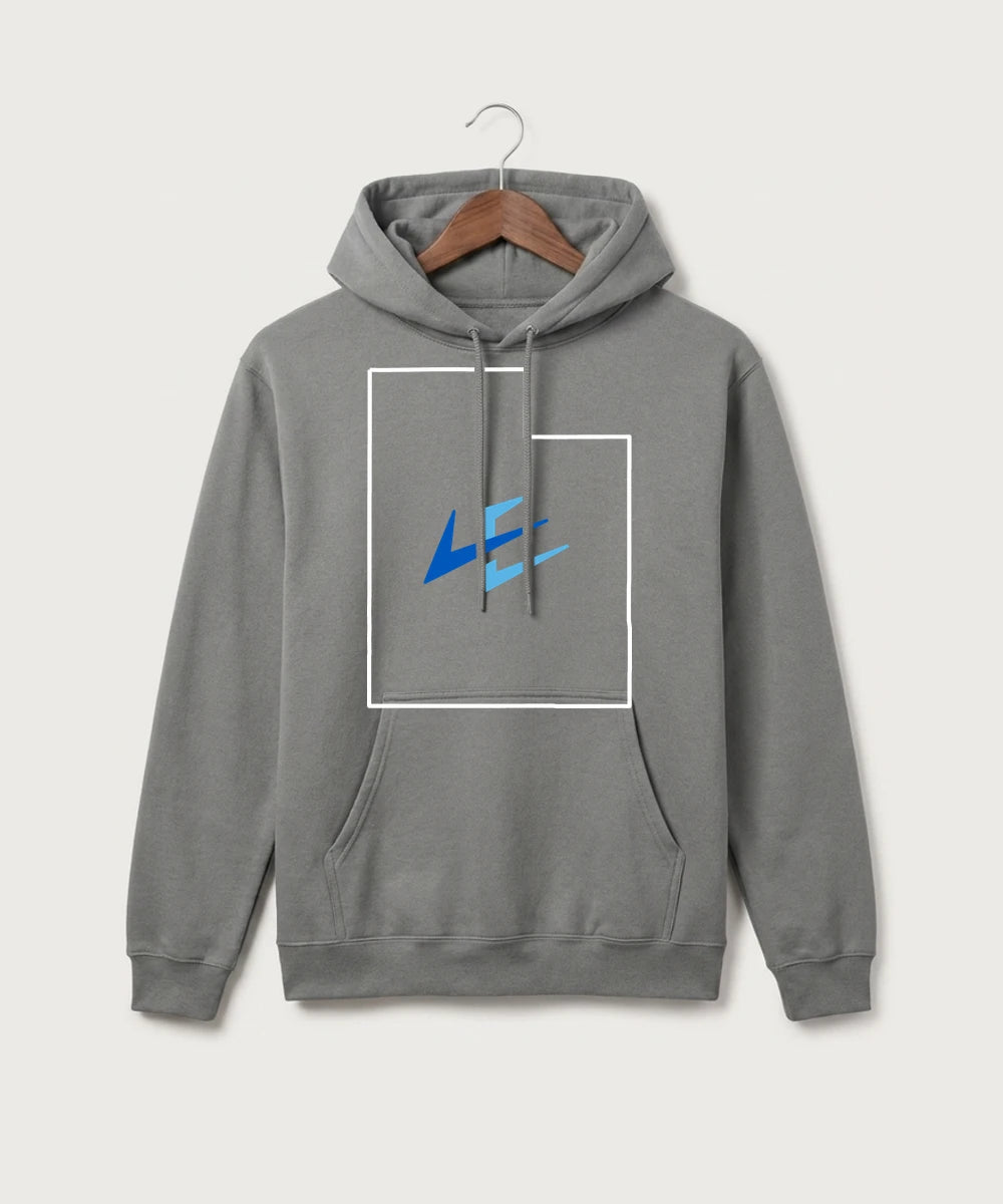 Leading Edge Utah Team Store - Medium Grey Port & Co Core Fleece Pullover Hooded Sweatshirt. PC78H