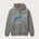 Leading Edge West Virginia Team Store - Medium Grey Port & Co Core Fleece Pullover Hooded Sweatshirt. PC78H