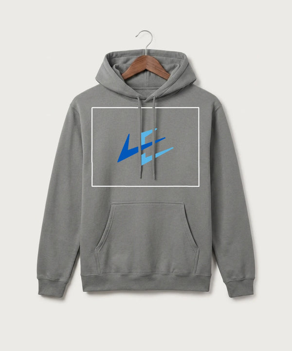 Leading Edge Colorado Team Store - Medium Grey Port & Co Core Fleece Pullover Hooded Sweatshirt. PC78H