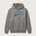 Leading Edge Connecticut Team Store - Medium Grey Port & Co Core Fleece Pullover Hooded Sweatshirt. PC78H