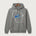 Leading Edge Wisconsin Team Store - Medium Grey Port & Co Core Fleece Pullover Hooded Sweatshirt. PC78H