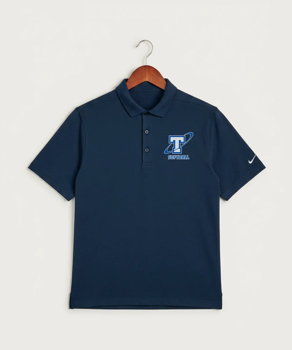 Papillion La Vista South Titan Softball Team Store - Navy Polo - Left Chest