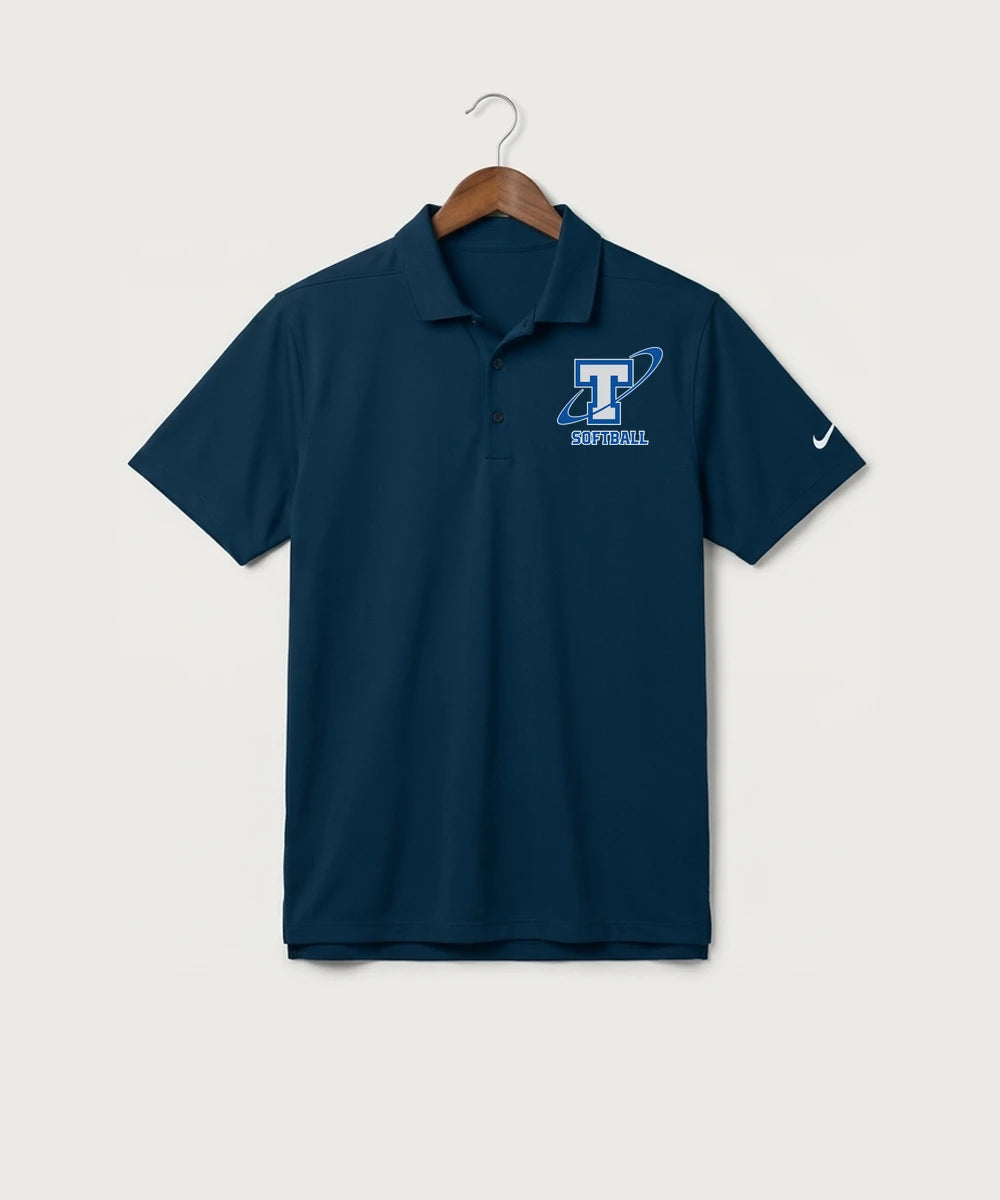 Papillion La Vista South Titan Softball Team Store - Navy Polo