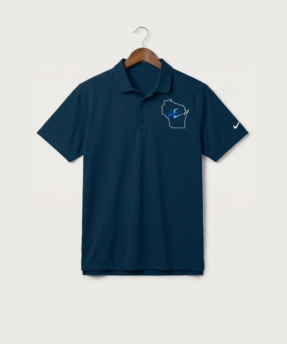 Leading Edge Wisconsin Team Store - Navy Polo